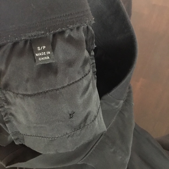 ATM Anthony Thomas Melillo Black Silk Jogger Pants Size S - Picture 10 of 16